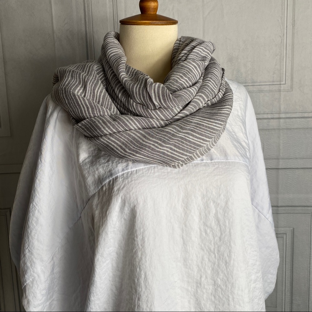 Striped Scarf Wrap